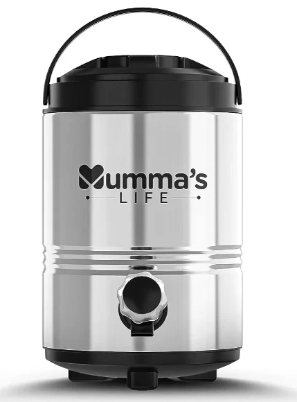 Mummas LIFE 10-Litre Stainless Steel Water Jug