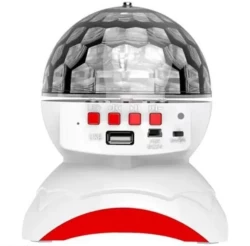 Bluetooth Speaker with Rotating Disco Light