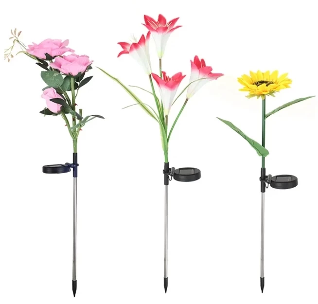 Solar Flower Garden Light