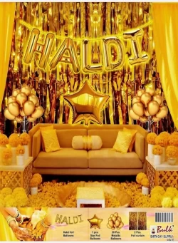 Haldi Theme Decoration Combo
