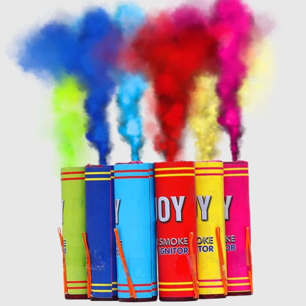 Multi-Color Cold Pyro Fire Refill Pack of 6 (30sec)