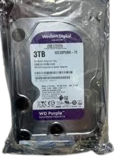 Western Digital HDD Surveillance Hard Drive, For Storing Data, 3TB