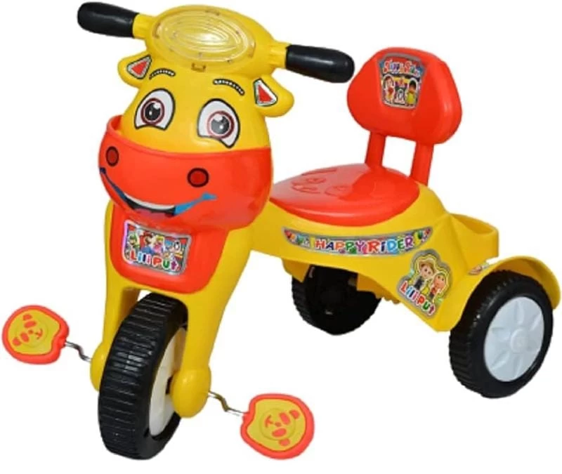 Super Rider Tricycle for Baby Boy & Girl, Multicolor, Plastic Material