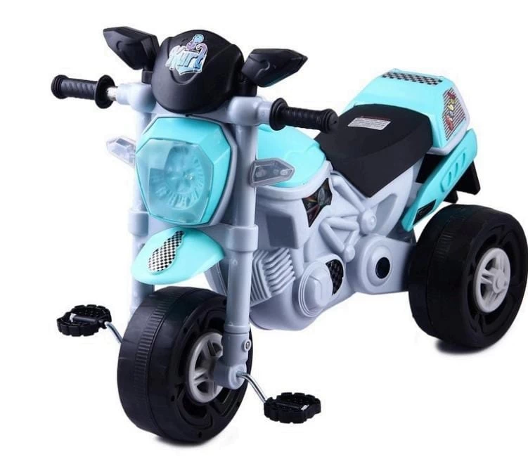 Rebel Bullet Bike Tricycle Comfortable Seats & Durable Elegant Design for Kids 2-5 Years Be Rebellious Sea Green