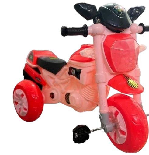 Rebal Pink Tricycle for Baby Boy & Girl Plastic Material