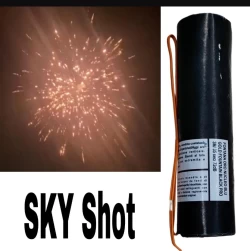 Golden Cold Fire Hand Gun Sky shot-6 Piece