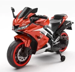 Kids R15 Electric Sports Bike with Hand Accelerater & Foot Brake Ride On Motorcycle