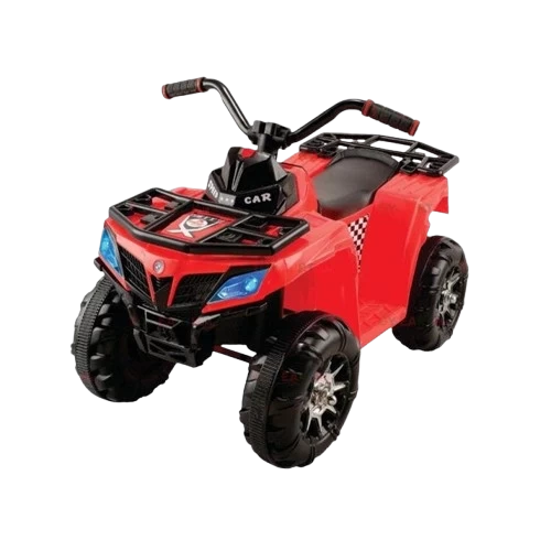 Happy Goods ATV Rechargeable Battery-Operated Ride on Electric Kids Bike, Kids Ride on Baby Bike with LED Light, USB Port, Music