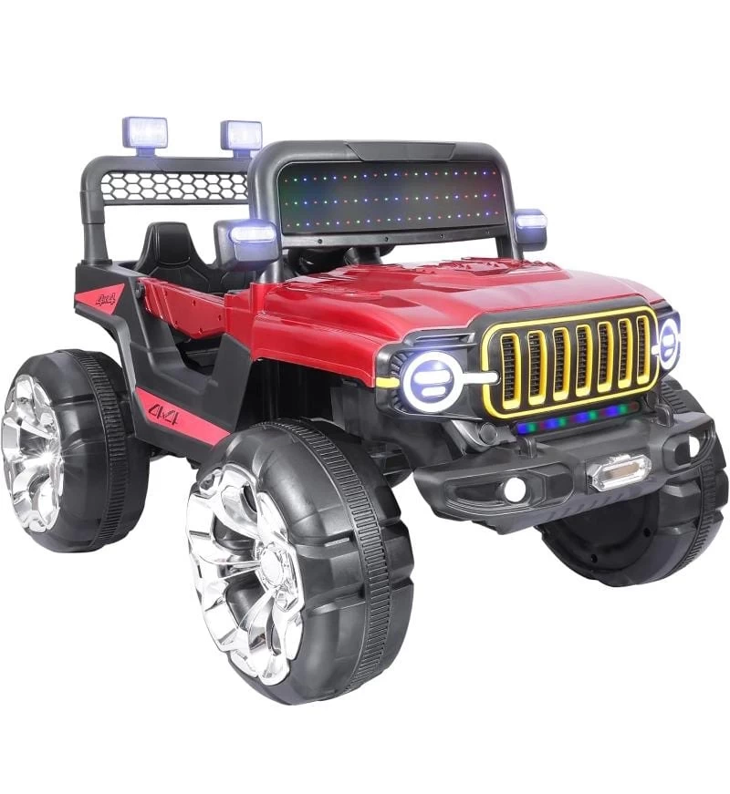 Hot Garage Rechargeable Battery Rexxo Operated Ride On Jeep for Kids with Bluetooth & Music, Rechargeable Electric Jeep Car for Kids