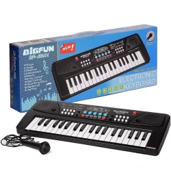37 Key Piano Keyboard Toy for Kids with Mic Dc Power Option Recording Charger not Included Best Birthday Gift for Boys and Girls Latest Model