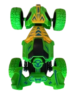Baby Stunt Spinning 360° Upright Rotation Toy Car for Kids, Pull Back Stunt Car for Kids - Green