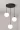 Milk Glass Chandelier Pendant Trio