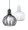 GABBIA Large Wooden Look Pendant Light