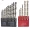 Combo Of 13 Pcs Iron Drill And 5 Pcs Masonry Concrete Drill Bit Set