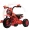 T Trike Sports Ride-on Bike Pedal Tricycle for Kids with Musical Horn and Lights 1.5-3.5 Years Tricycle (Red)